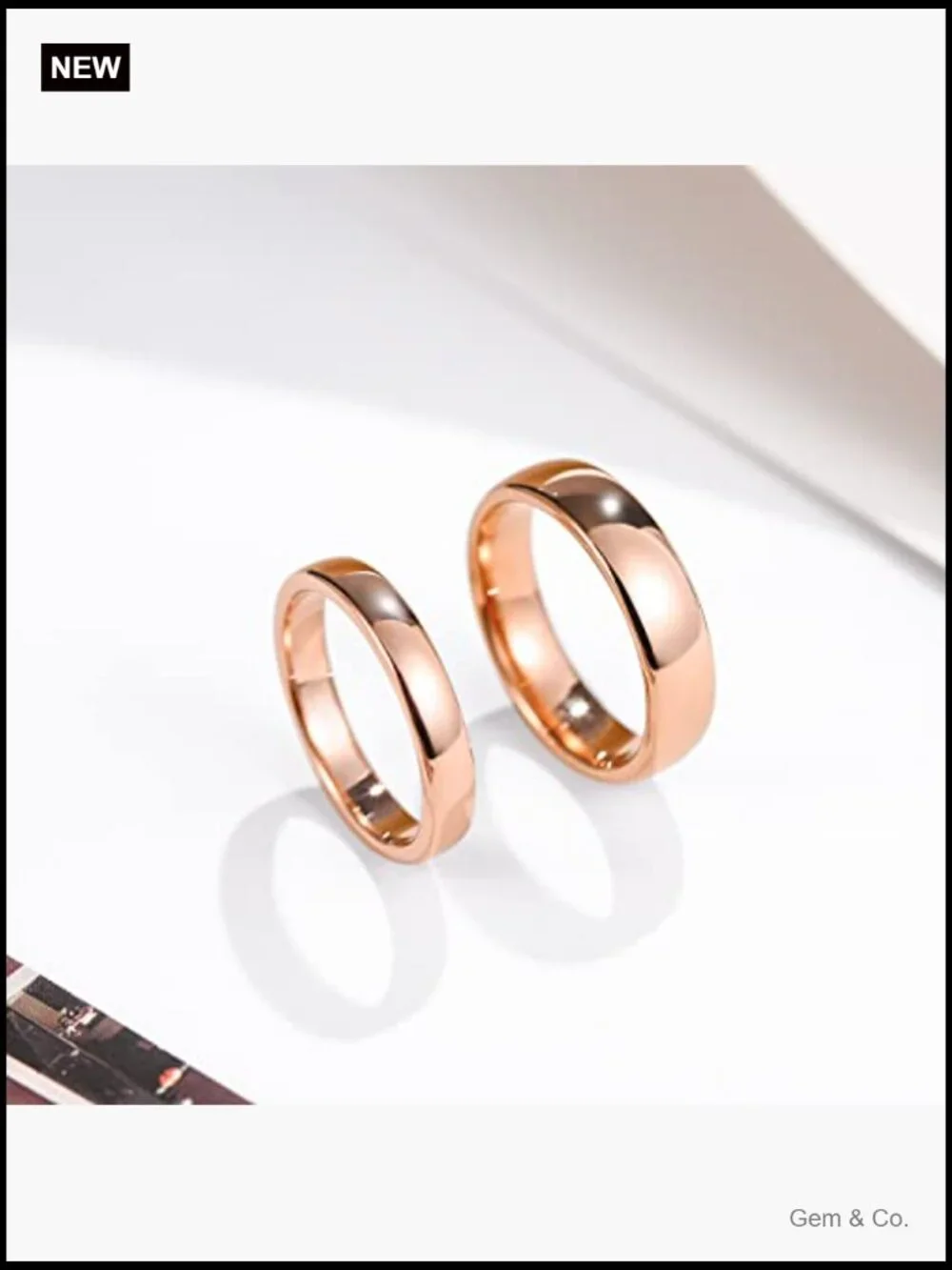 Tungsten Carbide Wedding Band Ring Comfort Fit Promise Ring for Women Men